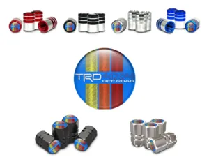Toyota TRD Cappelli Stelo Valvola Auto Acciaio Inox